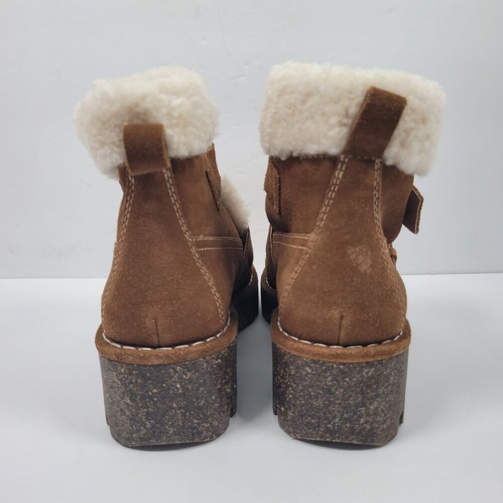 Donald Pliner Elix Women's Brown Suede Boots US Size 6M NWOT - Picture 4 of 9